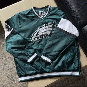 Starter Philadelphia eagles jacket pullover windbreaker